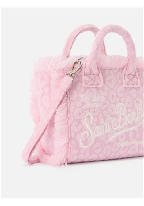 Borsa Mini in spugna SAINT BARTH | VAMI003 VANITY MINI SPONGE00527L TERRY EMBOSSED LEOPARD